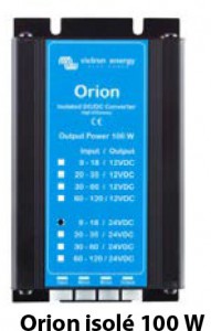 Convertisseur DC-DC VICTRON Orion Isolé 100W