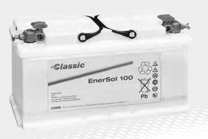 Gamme batteries plomb ouvertes monobloc 12V EXIDE Enersol - 50 à 250Ah