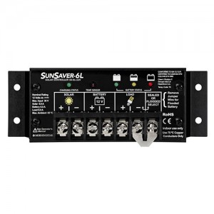 Régulateur solaire de charge décharge MORNINGSTAR SunSaver - 12 ou 24V - 6, 10 & 20A