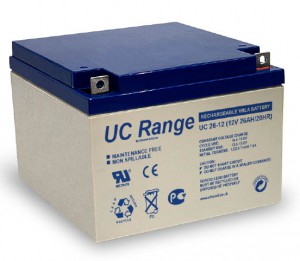Batterie plomb scellée technologie AGM ULTRACELL UC26-12 - 12V - 26Ah