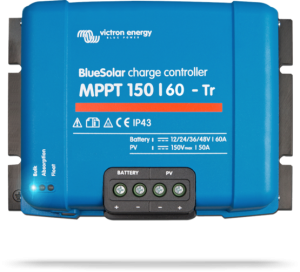 Régulateur solaire de charge décharge MPPT avec afficheur LCD VICTRON BlueSolar MPPT 150/60 Tr - 12/24/48V - 60A