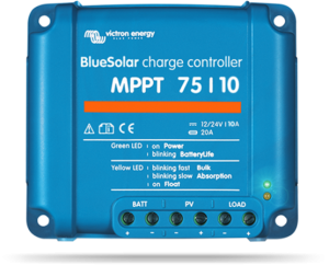 Régulateur solaire de charge décharge MPPT avec afficheur LCD VICTRON BlueSolar MPPT 75/10 - 12/24V - 10A