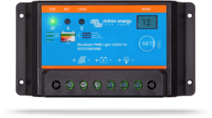 Régulateur solaire VICTRON avec fonction éclairage nocturne BlueSolar PWM-Light 12/24V - 5A