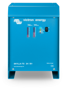 Gamme de chargeurs de batteries VICTRON Skylla TG - 24V-30A, 24V-50A, 24V-50A triphasé, 24V-80A, 24V-100A, 24V-100A triphasé, 48V-25A & 48V-50A