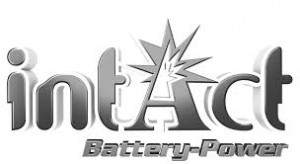 Logo INTACT, fabricant allemand de batteries solaires