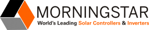 Logo MORNINGSTAR, fabricant américain de régulateurs solaires
