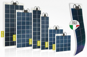 Gamme de modules photovoltaïques semi-rigides GIOCO SOLUTIONS GSP - cellules polycristallines - 65 à 145Wc